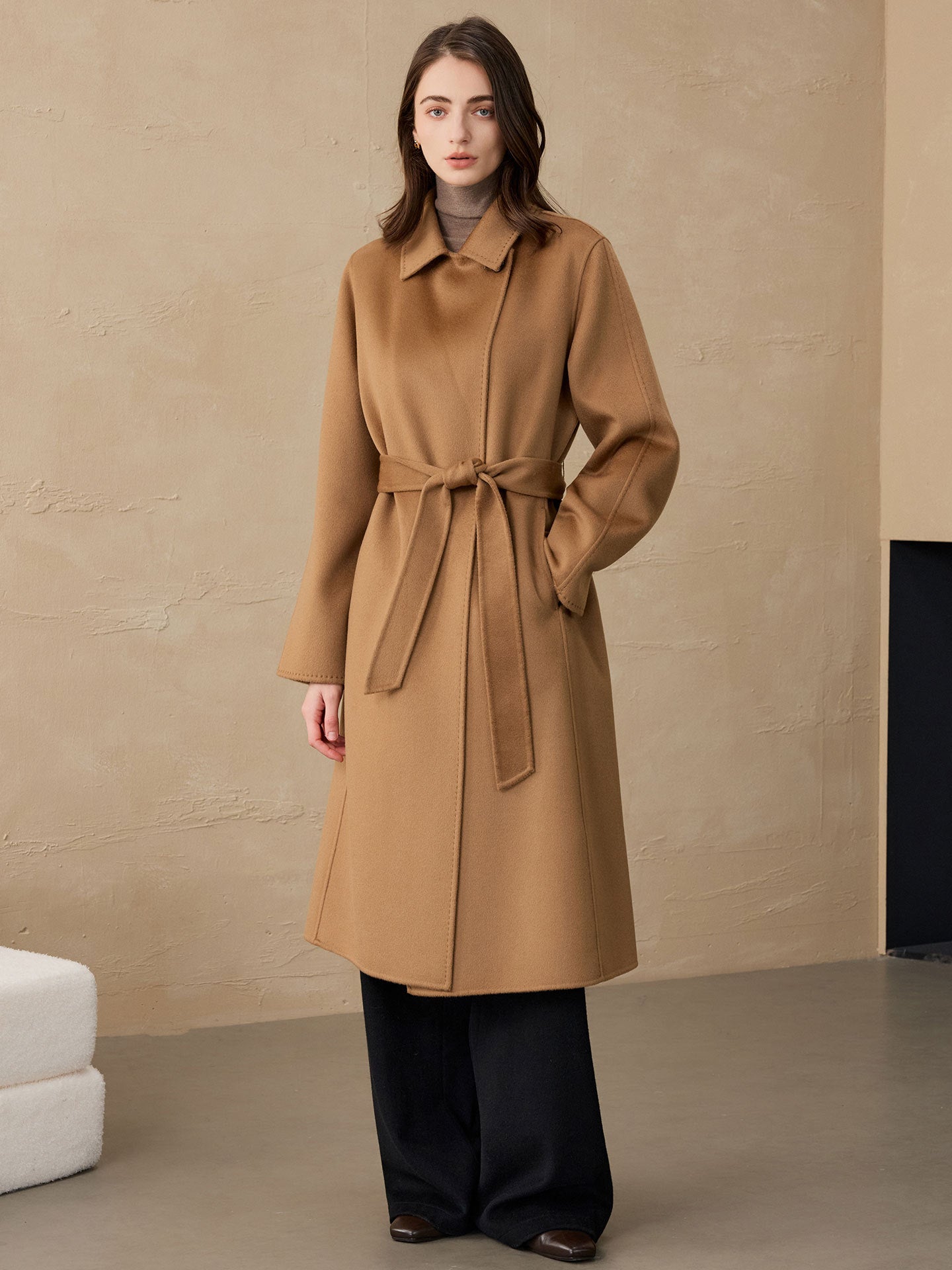 The Knightsbridge 14.5-Micron Pure Cashmere Coat (26w003)