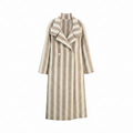 The Heritage Alpaca-Blend Striped Overcoat WD025-1
