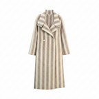 The Heritage Alpaca-Blend Striped Overcoat WD025-1