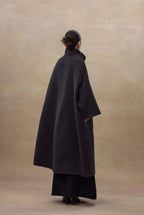 The Mayfair Tri-Blend Coat in Yak, Silk, and Wool QMA740