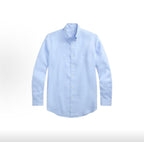 The Mayfair Pure Linen Long-Sleeve Polo Shirt