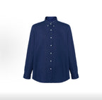 The Mayfair Pure Linen Long-Sleeve Polo Shirt