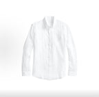The Mayfair Pure Linen Long-Sleeve Polo Shirt
