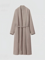 The Vienna Angora-Blend Wrap Coat 6001