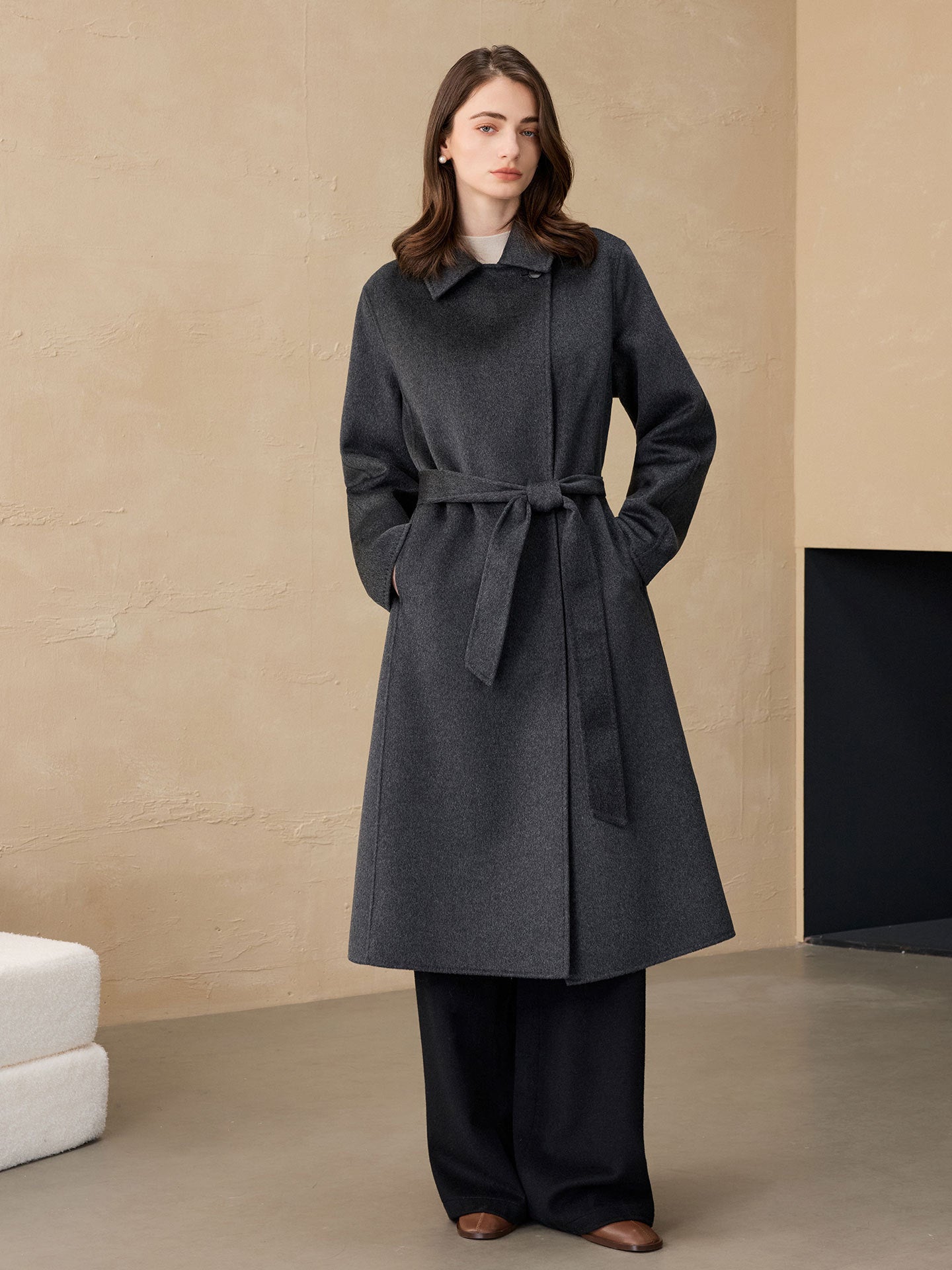 The Knightsbridge 14.5-Micron Pure Cashmere Coat (26w003)