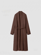 The Vienna Angora-Blend Wrap Coat 6001