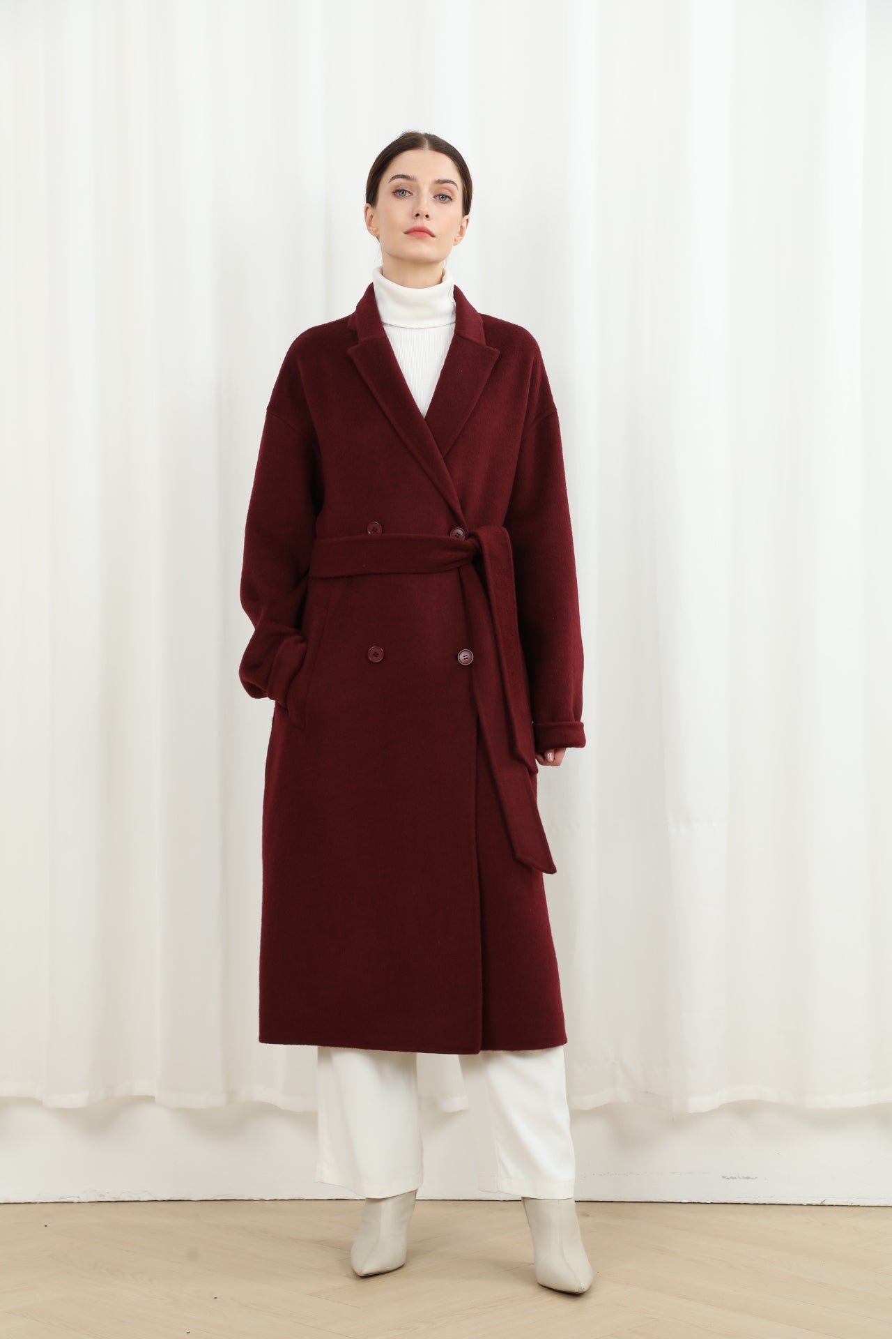 The Classic Belted Wool Coat 99209