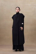 The Imperial Belted Pure Wool Sleeveless Dress QMA751