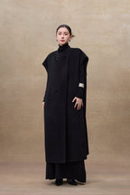 The Imperial Belted Pure Wool Sleeveless Dress QMA751